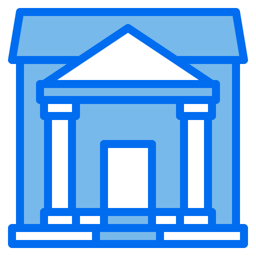 Building construction columns architecture and city icon Building construction columns architecture and city icon