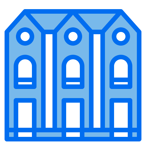 Buildings architecture and city real estate property icon Buildings architecture and city real estate property icon