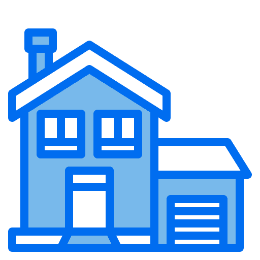 House architecture and city building property icon House architecture and city building property icon