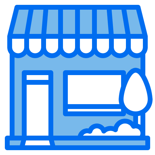 Shop property commerce store icon Shop property commerce store icon