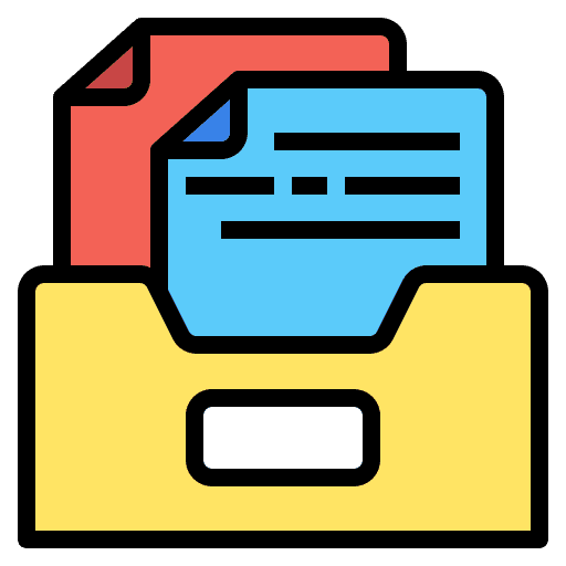 Drawer paper drawer archive icon Drawer paper drawer archive icon