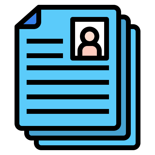 Files user sheet document icon Files user sheet document icon