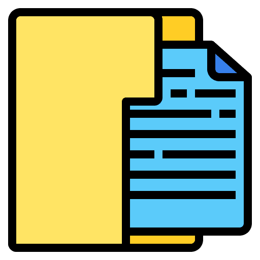 Folder paper file storage archive icon Folder paper file storage archive icon