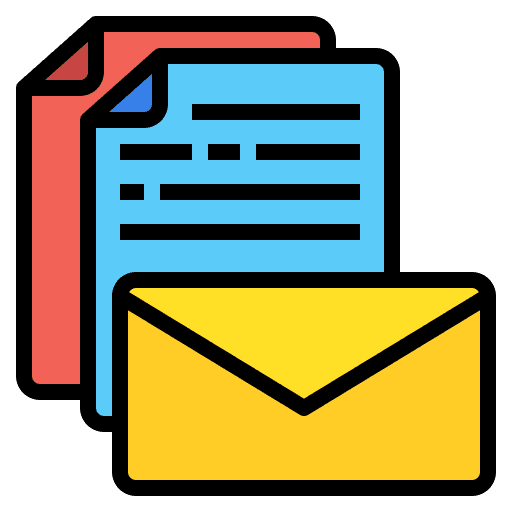 Mail communications envelope email icon Mail communications envelope email icon