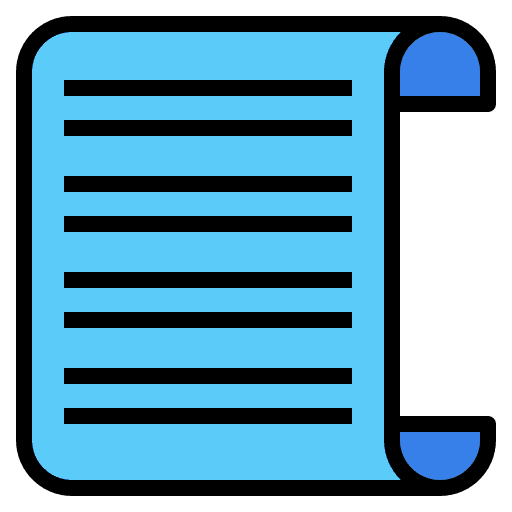 Script script text page icon Script script text page icon