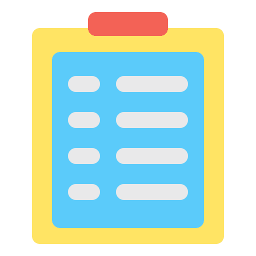 Clipboard document clipboard task list icon Clipboard document clipboard task list icon