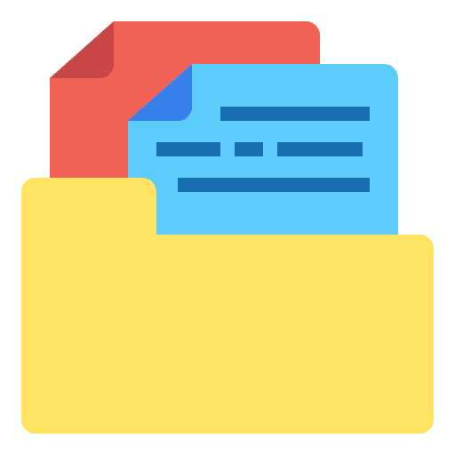 Folder archive folder document icon