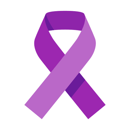Cancer ribbon prevention symbol shapes and symbols icon