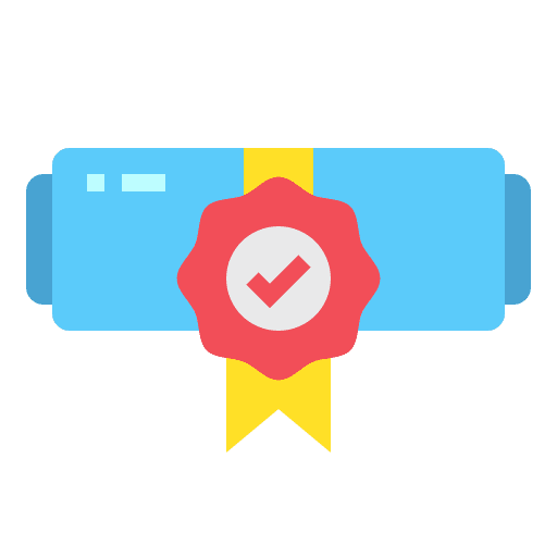 Certificate diploma education document icon Certificate diploma education document icon