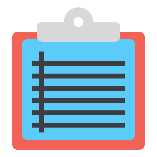 Clipboard sheet files and folders paper icon Clipboard sheet files and folders paper icon