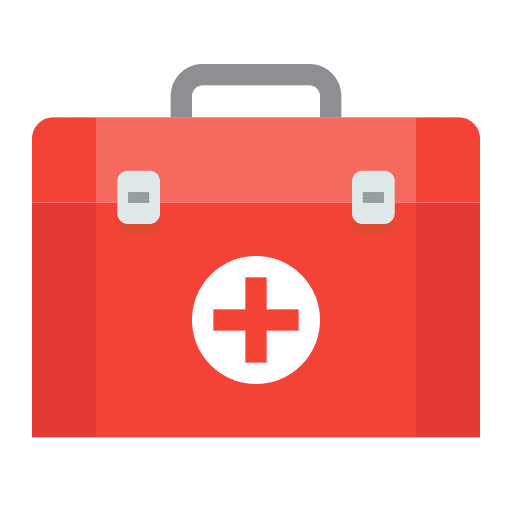 Doctor bag first aid bag doctor medicine icon