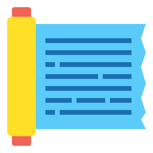 Scroll cultures document paper icon Scroll cultures document paper icon