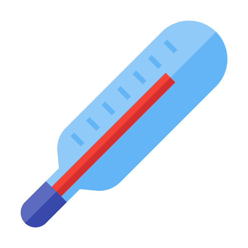 Thermometer healthcare and medical help tool icon