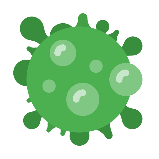 Virus biology infection healthcare and medical icon