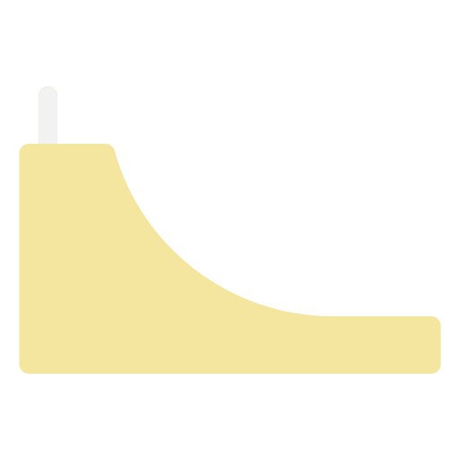 Ramp jump slope skateboard icon Ramp jump slope skateboard icon
