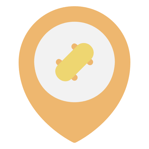 Map park skate ramp icon Map park skate ramp icon