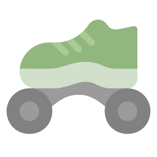 Roller skate leisure sports and competition fashion icon Roller skate leisure sports and competition fashion icon