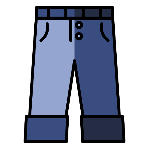 Denim pants adventure denim icon Denim pants adventure denim icon