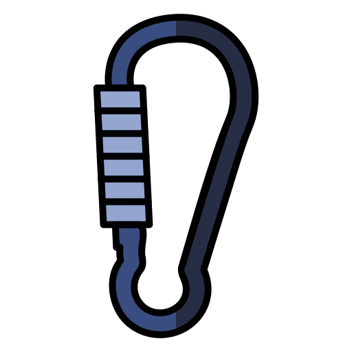 Carabiner outdoor carabiner adventure icon Carabiner outdoor carabiner adventure icon