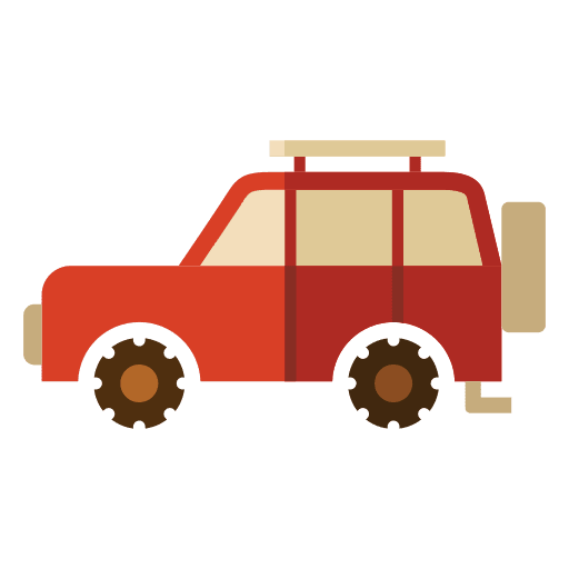 Car off road car holiday icon Car off road car holiday icon