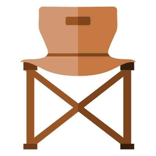 Folding chair holidays outdoor adventure icon Folding chair holidays outdoor adventure icon