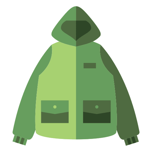 Jacket clothes holiday gear icon