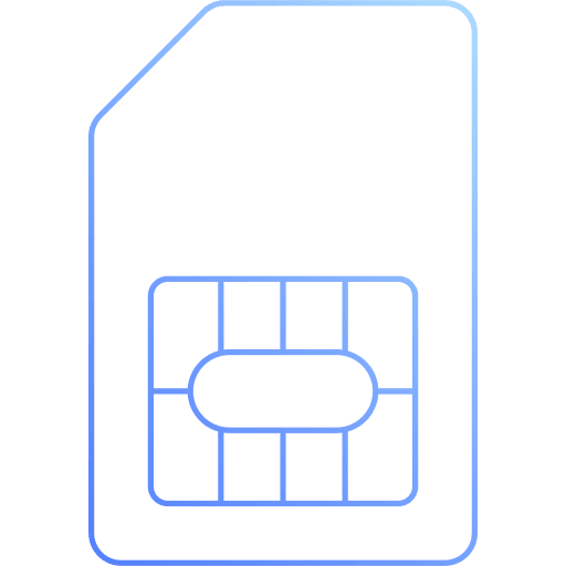 Sim card sim sim card telephone icon