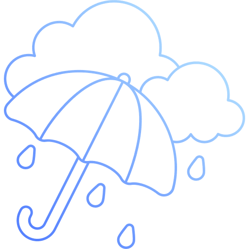 Weather season rainy day clouds icon