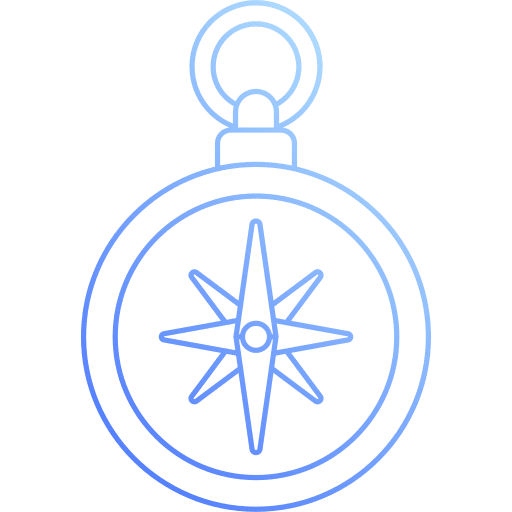 Compass maps and location interface navigation icon Compass maps and location interface navigation icon