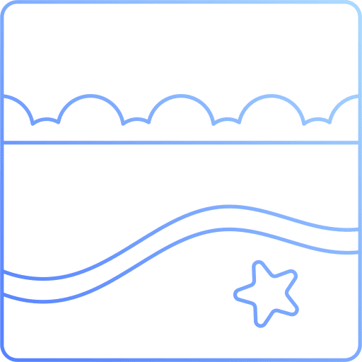 Beach water summer sea icon Beach water summer sea icon