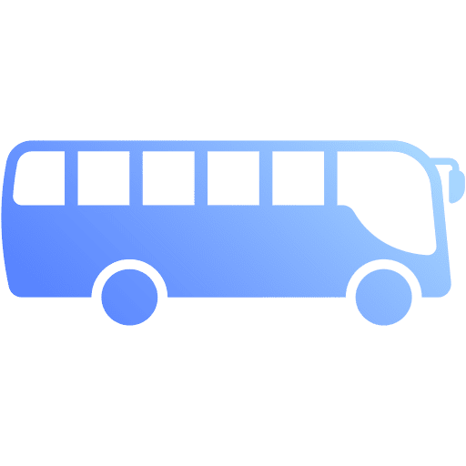 Bus transportation school bus vehicle icon