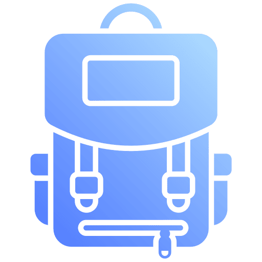 Backpack holiday travel luggage icon Backpack holiday travel luggage icon