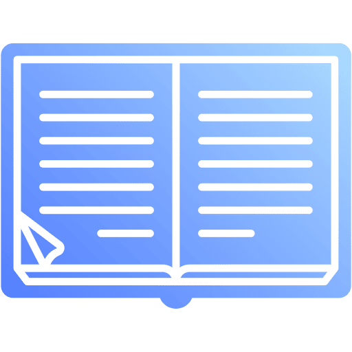 Book library literature reading book icon Book library literature reading book icon
