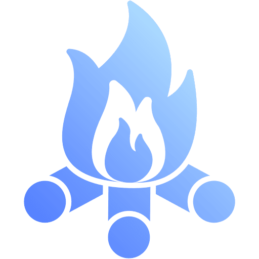 Bonfire camping campfire holidays icon Bonfire camping campfire holidays icon