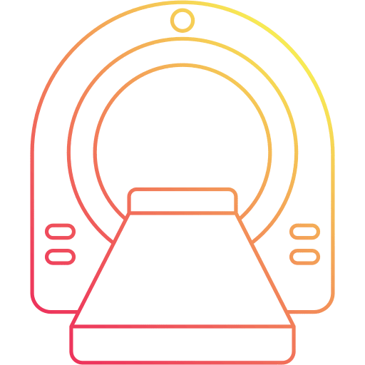 Ct scan mri healthcare device hospital icon