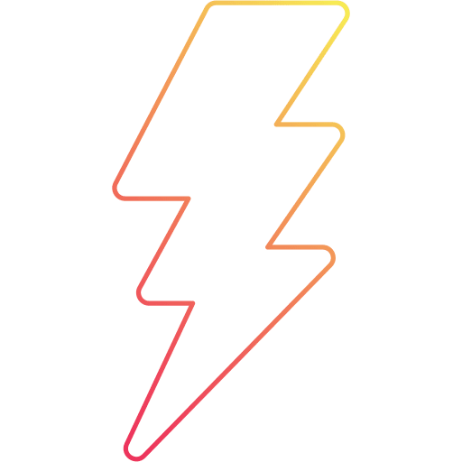 Lightning bolt lightning thunder electrical icon