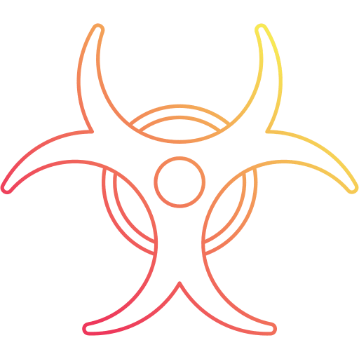 Biohazard biohazard biohazard sign radioactive icon
