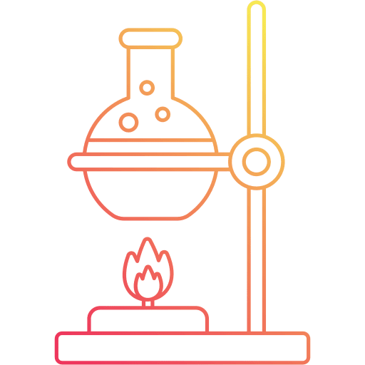 Experiment burner research lab icon Experiment burner research lab icon