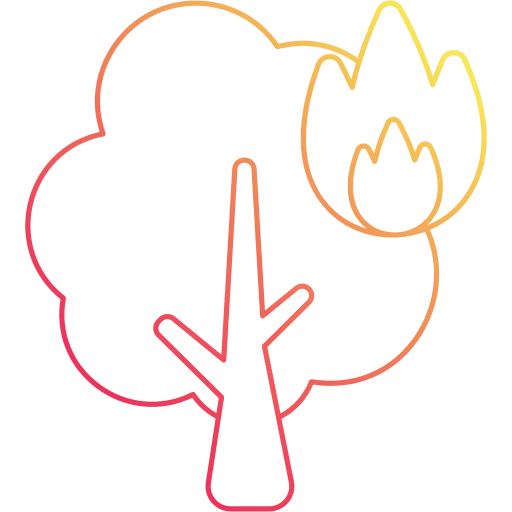 Forest fire ecology and environment flames nature icon Forest fire ecology and environment flames nature icon