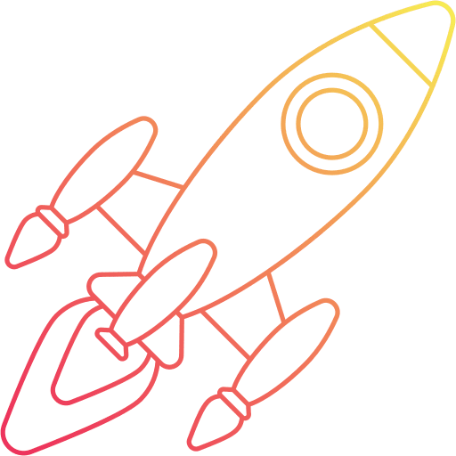Space ship rocket transportation missile icon Space ship rocket transportation missile icon
