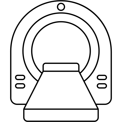 Ct scan healthcare and medical mri ct scan icon