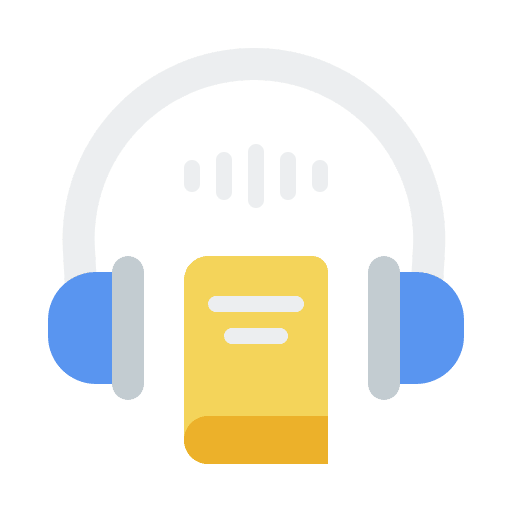 Audio book ebook educative listen icon Audio book ebook educative listen icon
