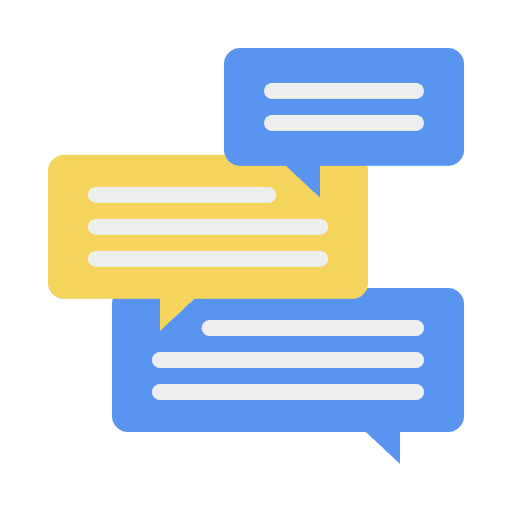 Dialogue speech bubble chat discuss icon Dialogue speech bubble chat discuss icon