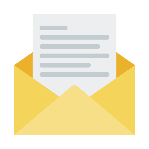 Letter message document envelope icon Letter message document envelope icon