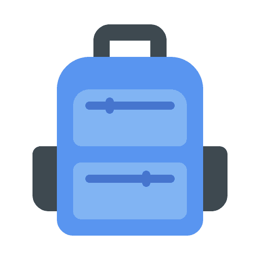 Backpack travel bag luggage baggage icon Backpack travel bag luggage baggage icon