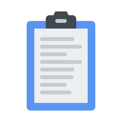 Clipboard check mark test check list icon Clipboard check mark test check list icon