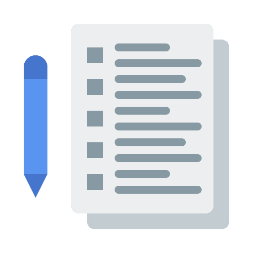 Test task file exam icon Test task file exam icon