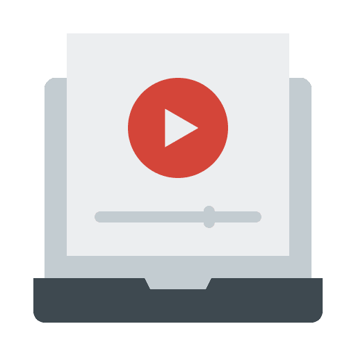 Tutorial video tutorial laptop screen icon Tutorial video tutorial laptop screen icon