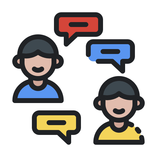 Conversation conversation communications talking icon