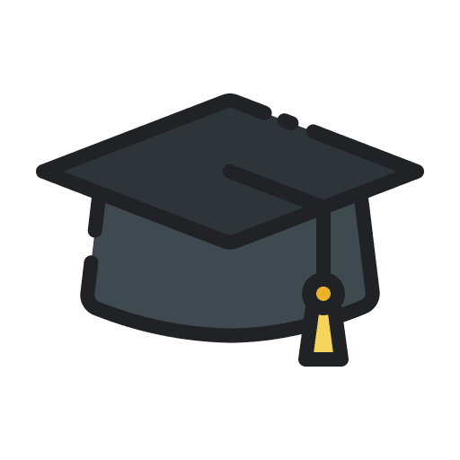 Graduation cap education academy icon Graduation cap education academy icon